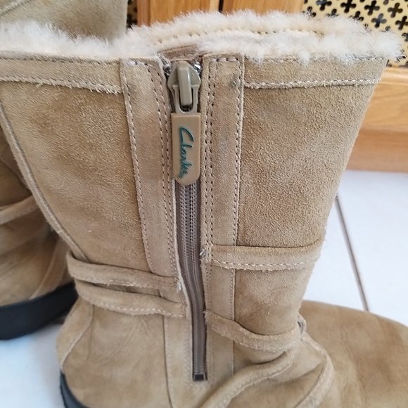 CLARKS ARTISAN COLLECTION LEATHER UPPER BOOTS SIZE 6B - Picture 6 of 13